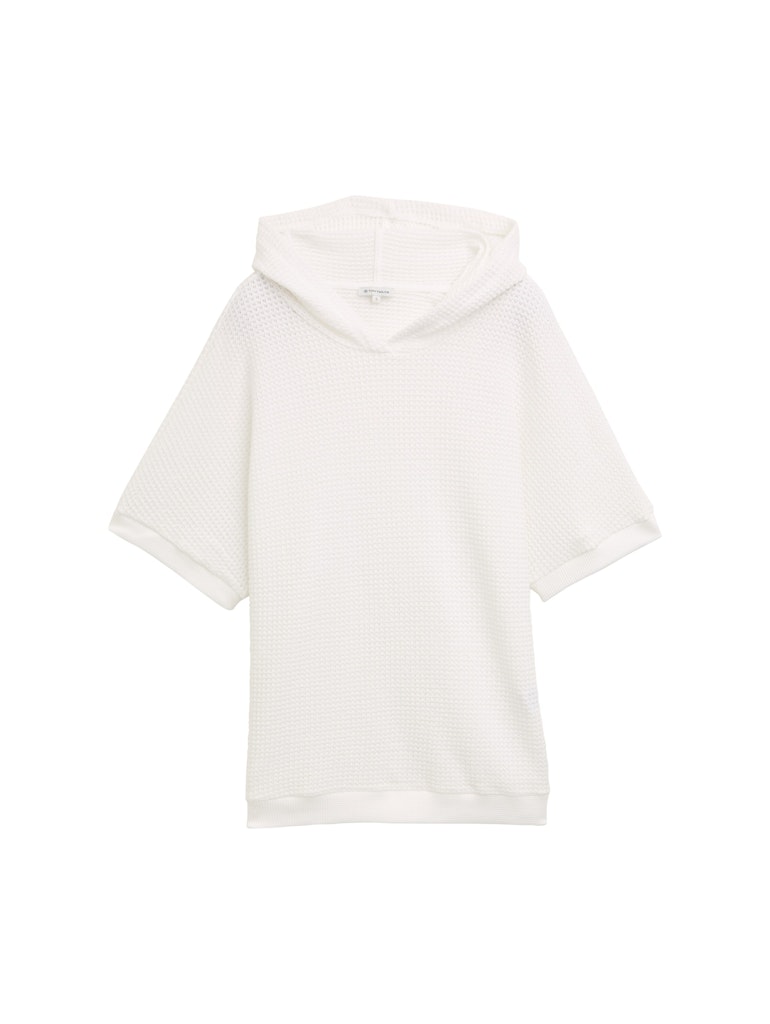 Tom Tailor Hoodie Sweatshirt mit Kurzarm