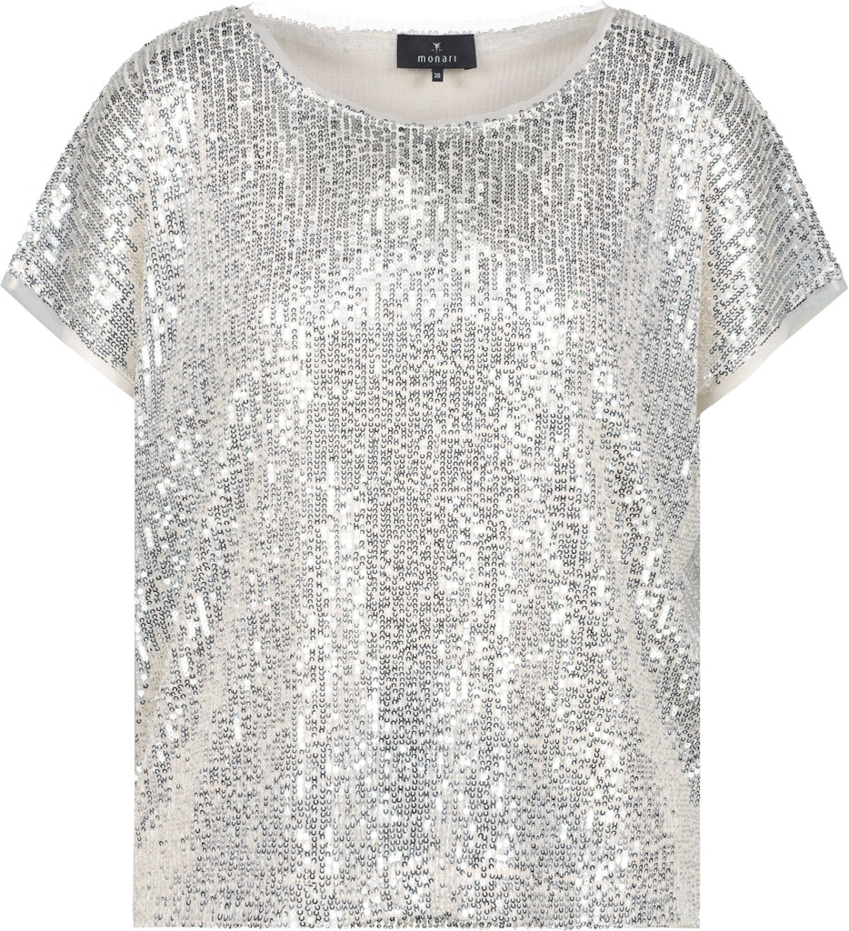Monari Pailetten-Shirt
