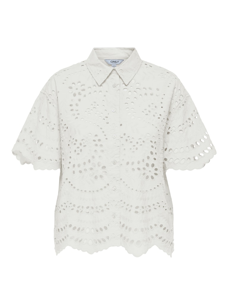 Only Bluse mit Lochmuster