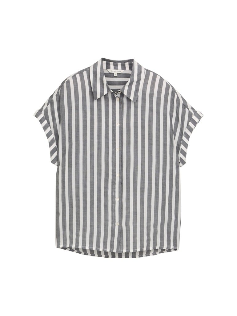 Tom Tailor Loose Fit Bluse mit Streifenmuster