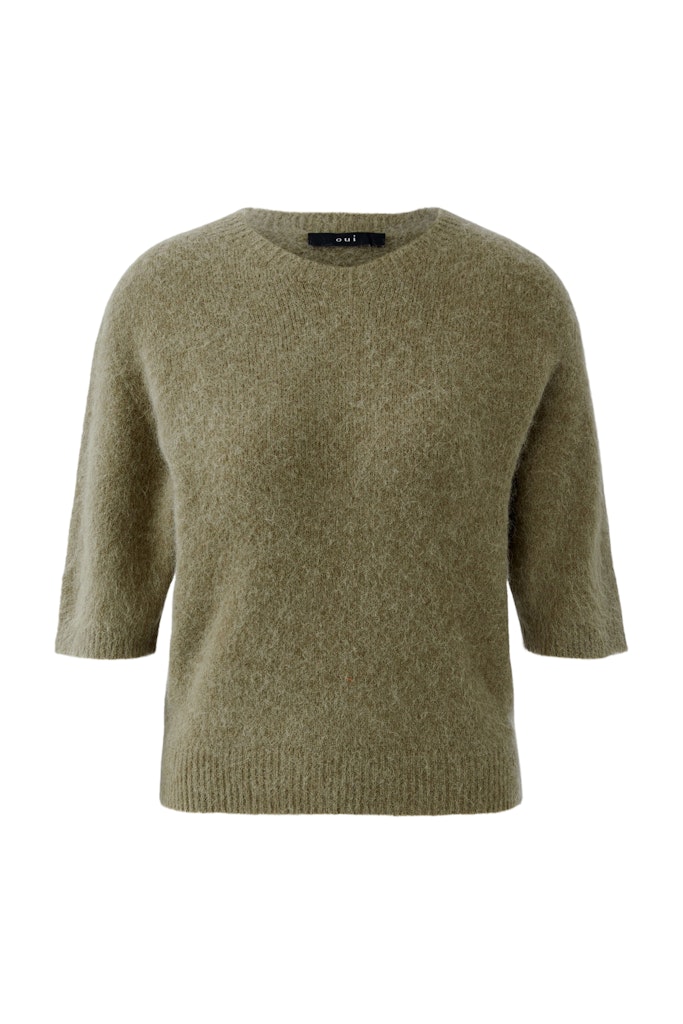 Halbarm-Strickpullover