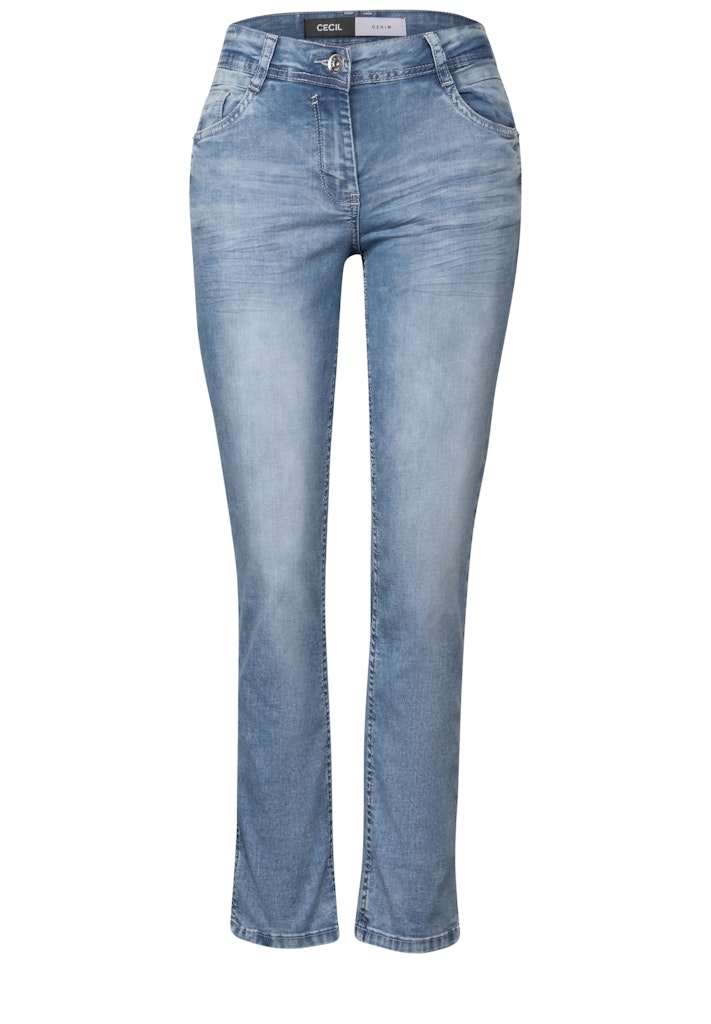 Jeans mit Turn-Up Detail
