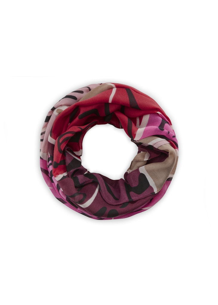 Loop aus recyceltem Polyester mit Tigerprint
