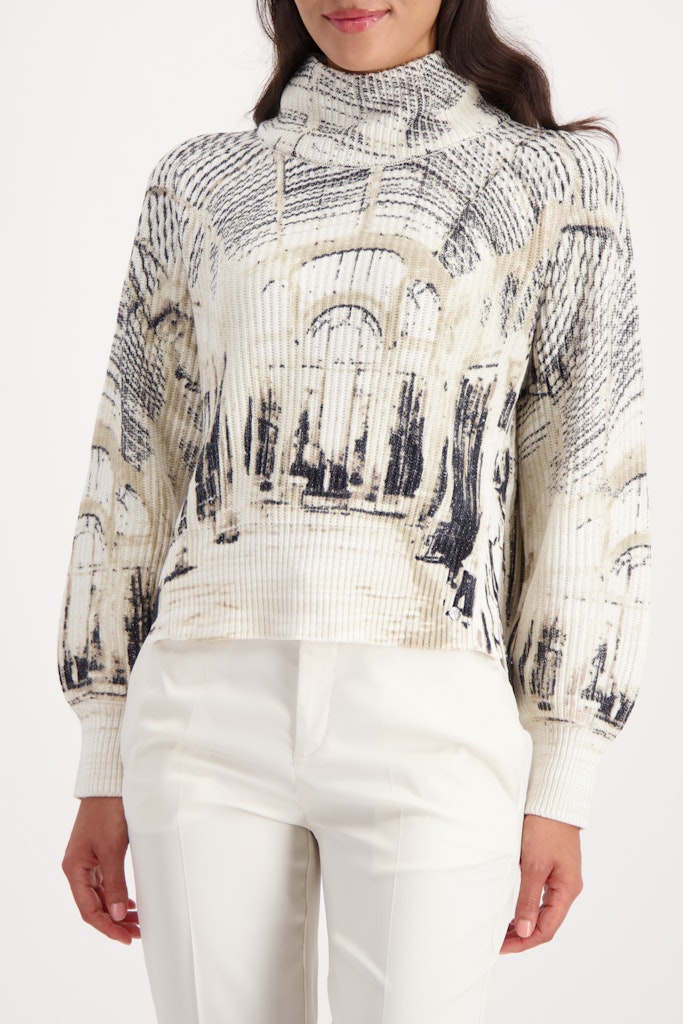 Pullover mit All-Over-Print