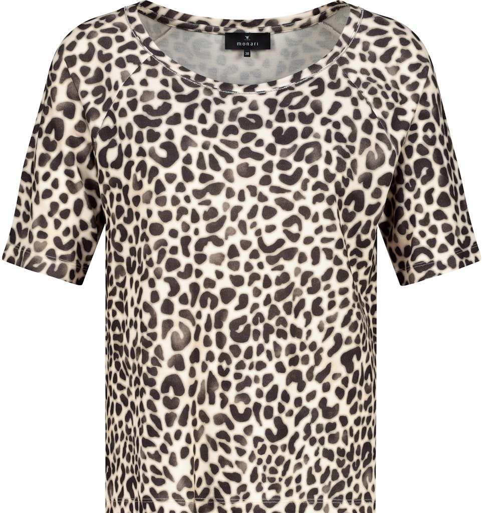 Monari T-Shirt mit Leomuster