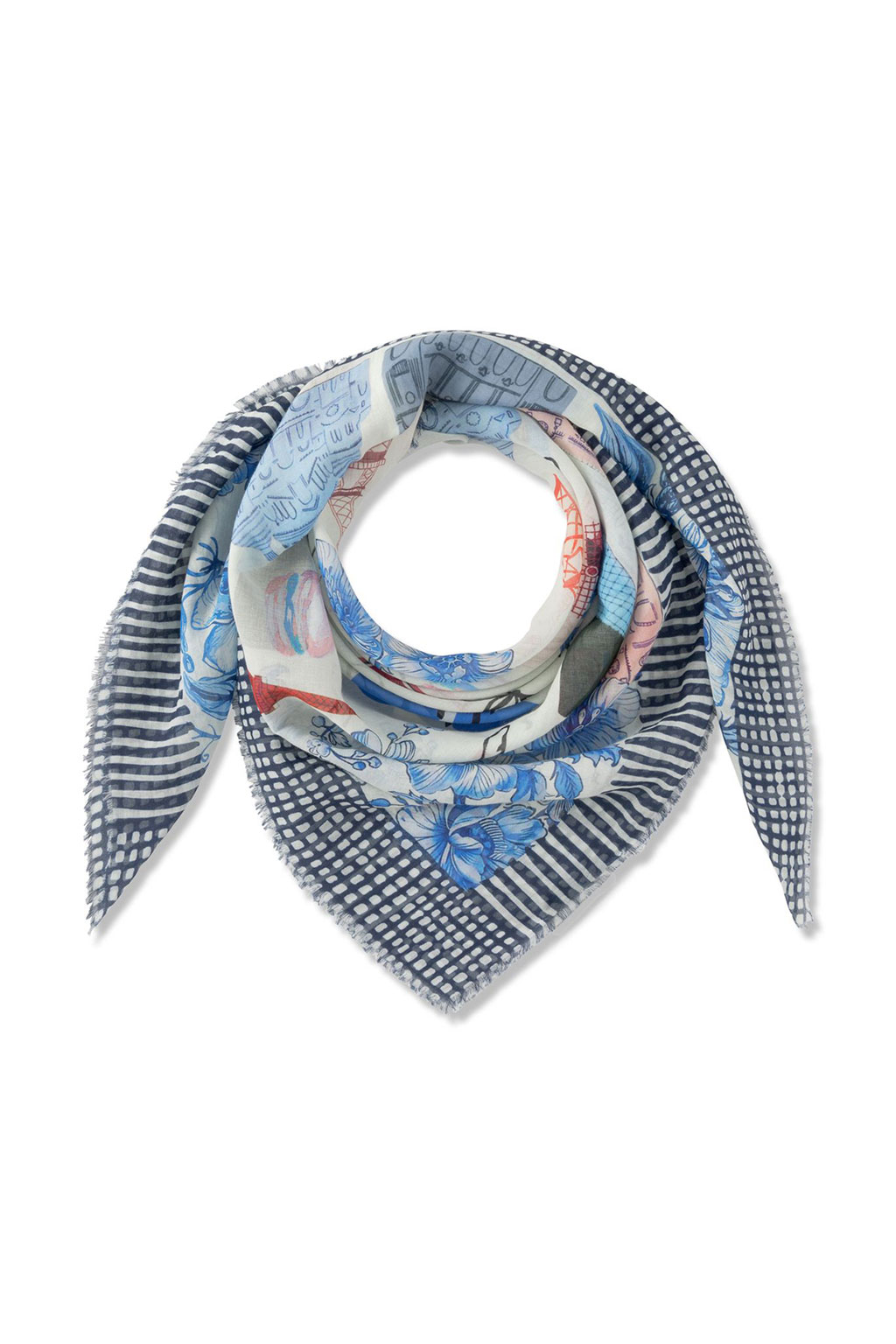 Tuch mit Paris-Motiven Tuch mit Paris-Motiven