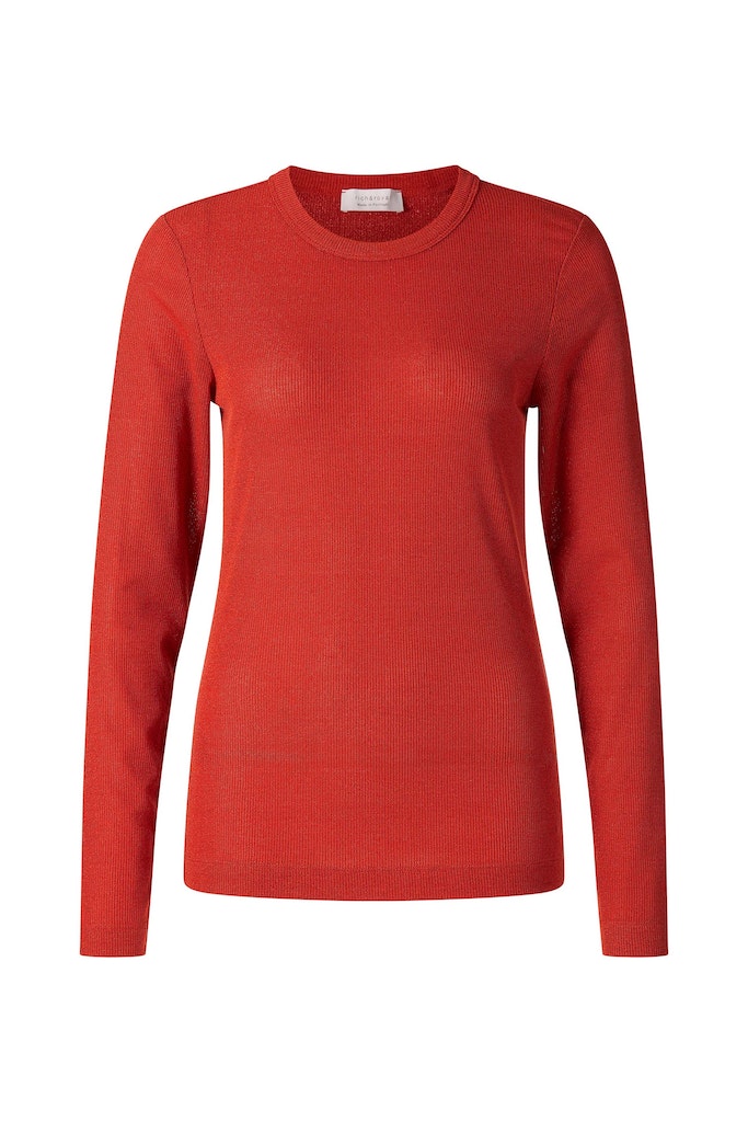 Rich & Royal Longsleeve EcoVero Rib Lurex