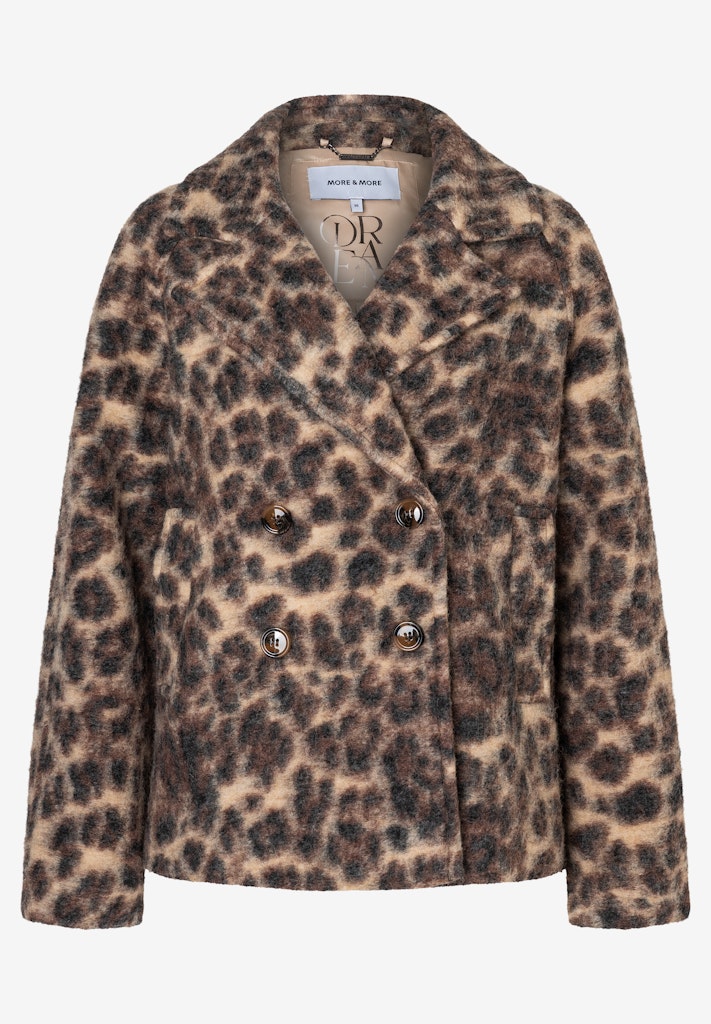 Jacke mit Leo-Muster