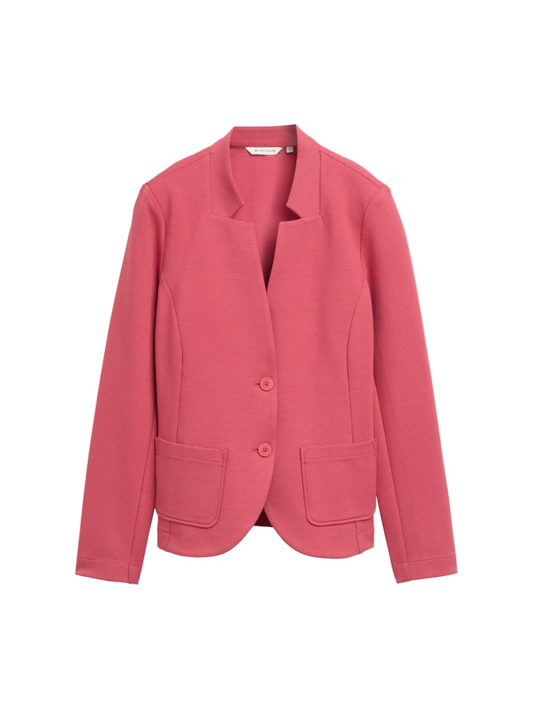 Slim Fit Blazer mit Ottoman Struktur
