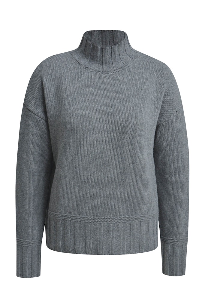 Pullover mit Stehkragen