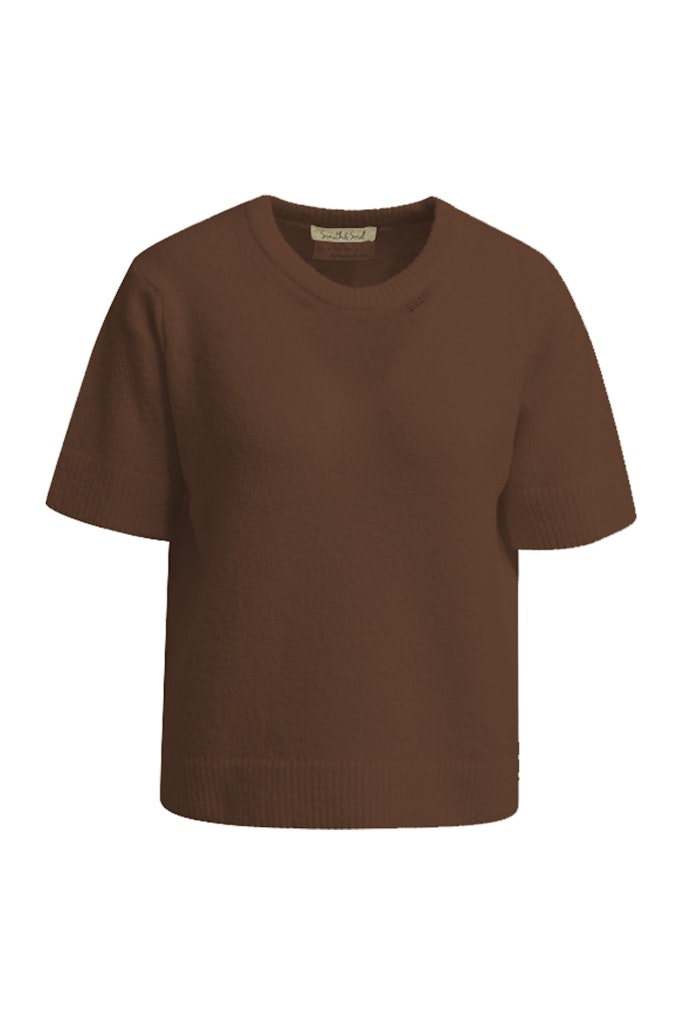 Light BouclÃ© Half Slv Pullover