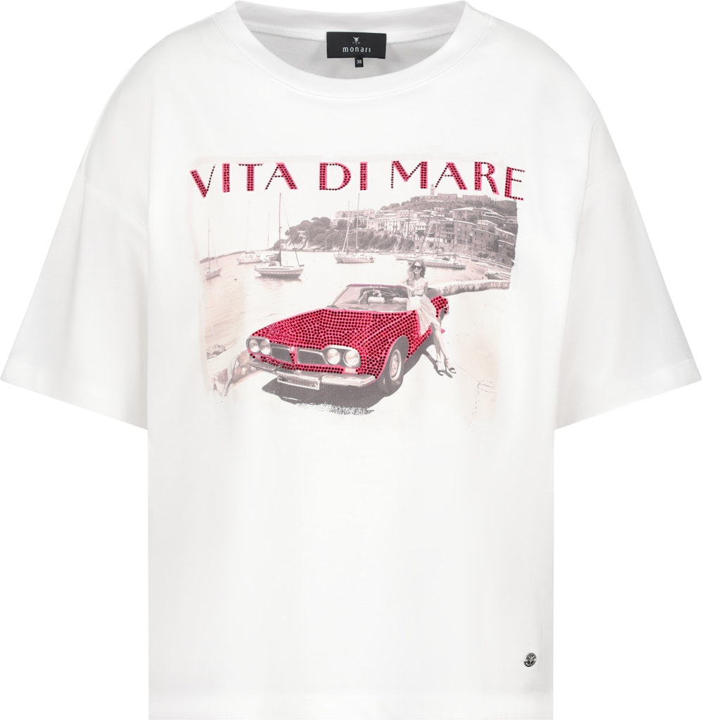 Monari T-Shirt mit Autoprint