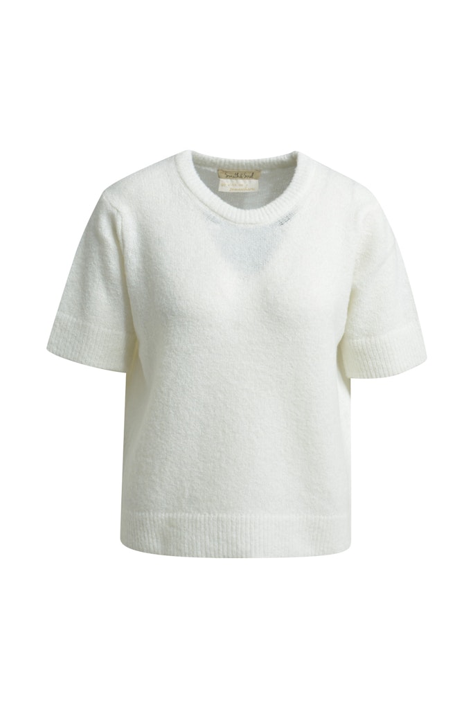 Light BouclÃ© Half Slv Pullover