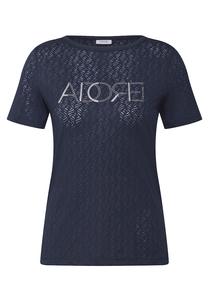 Cecil Ausbrenner-Shirt mit Wording