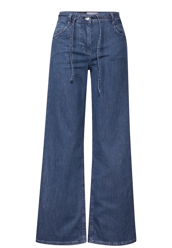 Cecil Flared Wide Leg Jeans