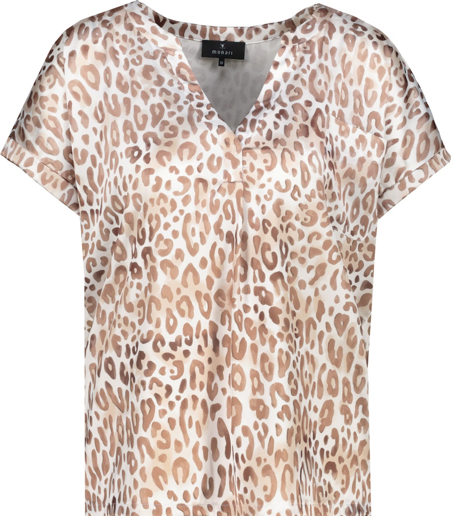 Monari Bluse im Leo-Print