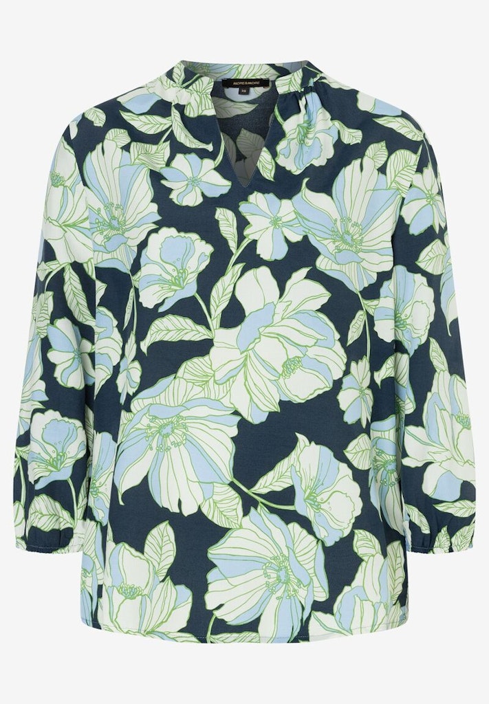 Viskosebluse Flowerprint Sommer-Kollektion