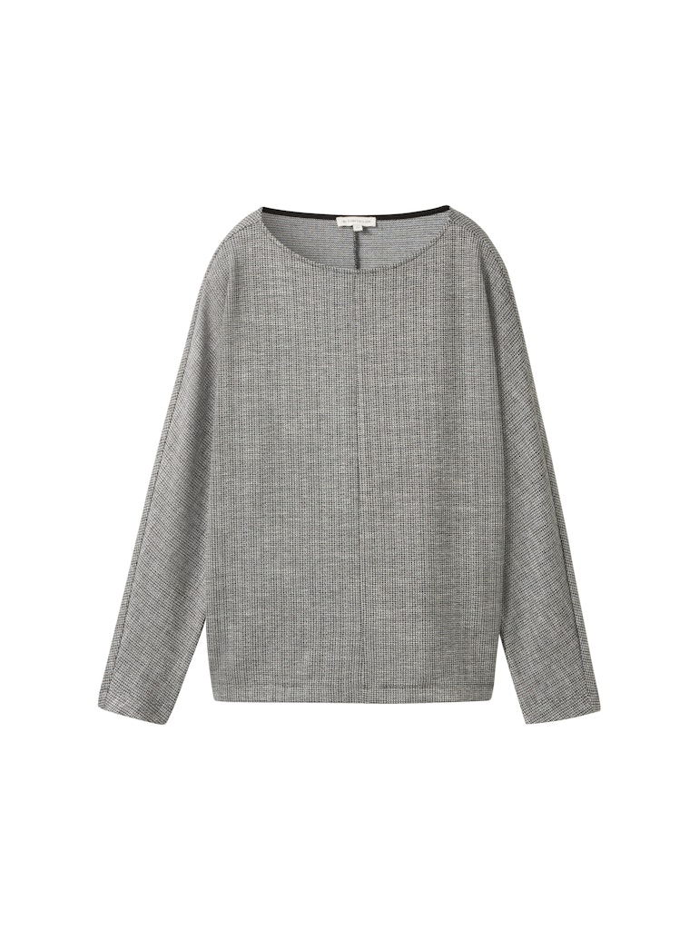 Loose Fit Sweatshirt mit Fledermausärmeln