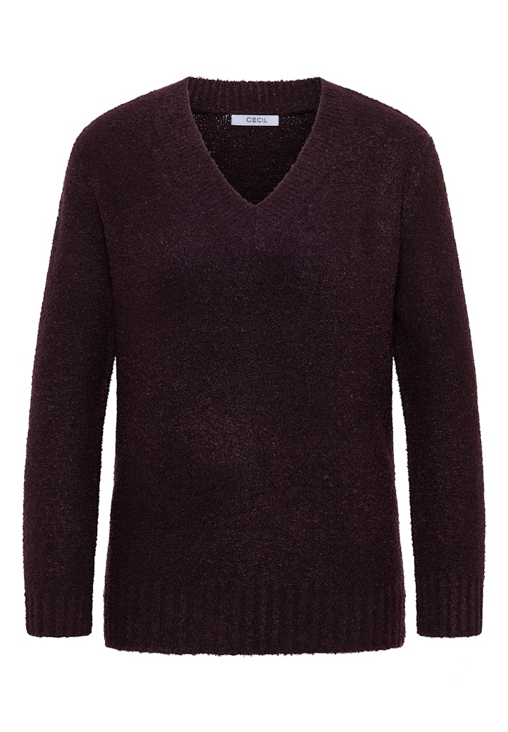 Bouclé V-Neck Pullover