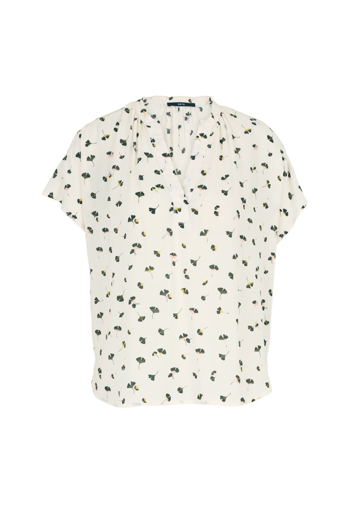 Zero Bluse mit Blätterprint