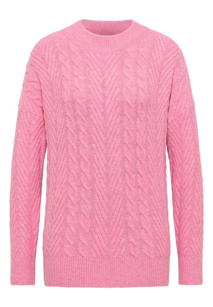 Pullover mit Zopfmuster