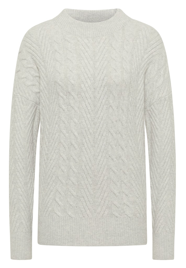 Pullover mit Zopfmuster