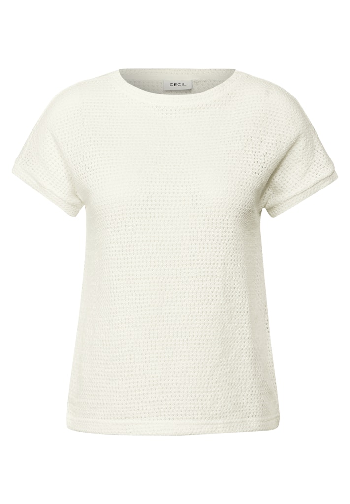 Cecil Struktur-T-Shirt
