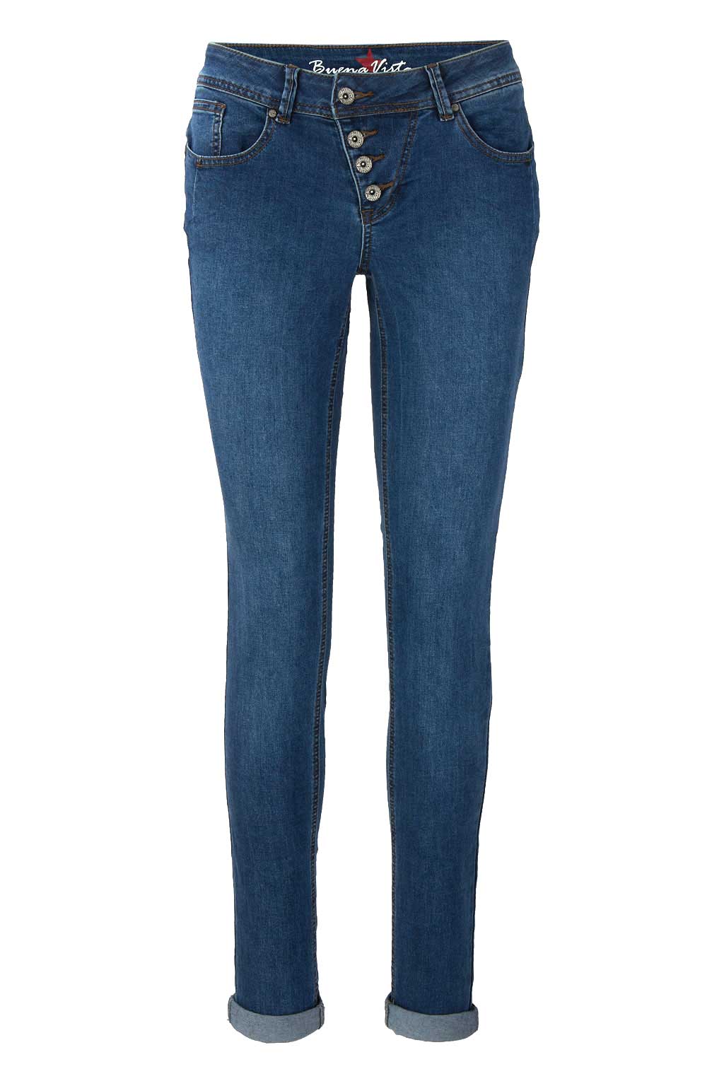 Buena Vista Jeans Malibu Stretch Denim Mid Stone