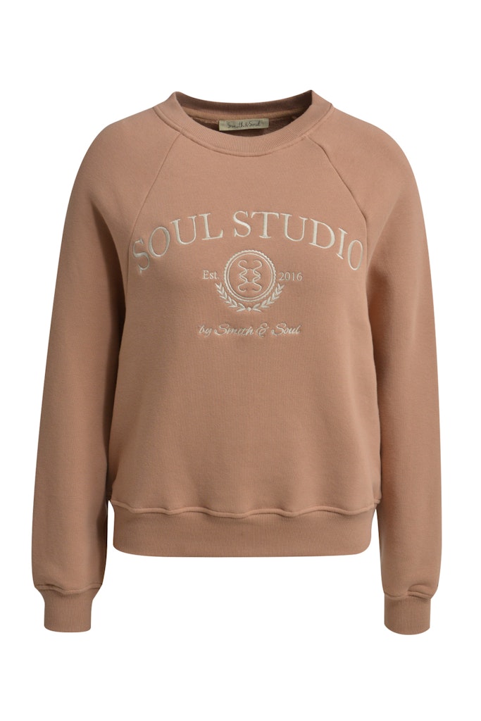 Sweatshirt mit College Emblem