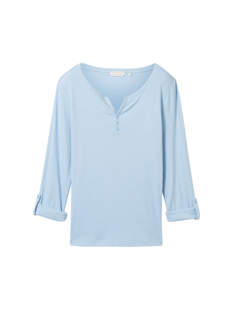 Tom Tailor Langarmshirt mit Turn-Up-Sleeve