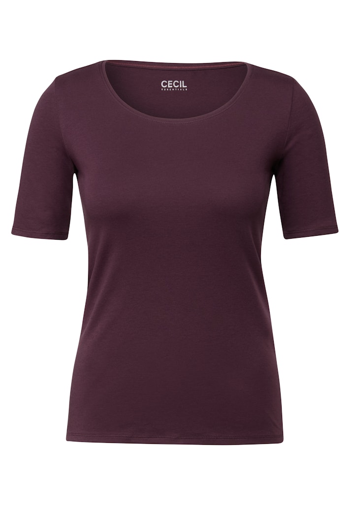 Cecil T-Shirt in Unifarbe