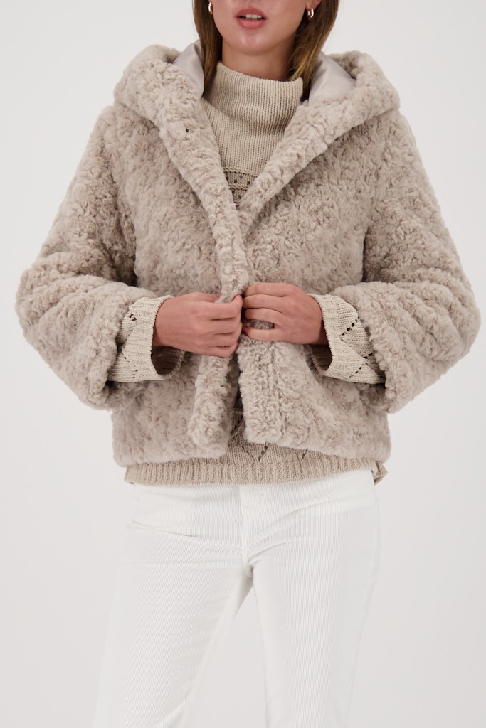 Kunstfell-Jacke