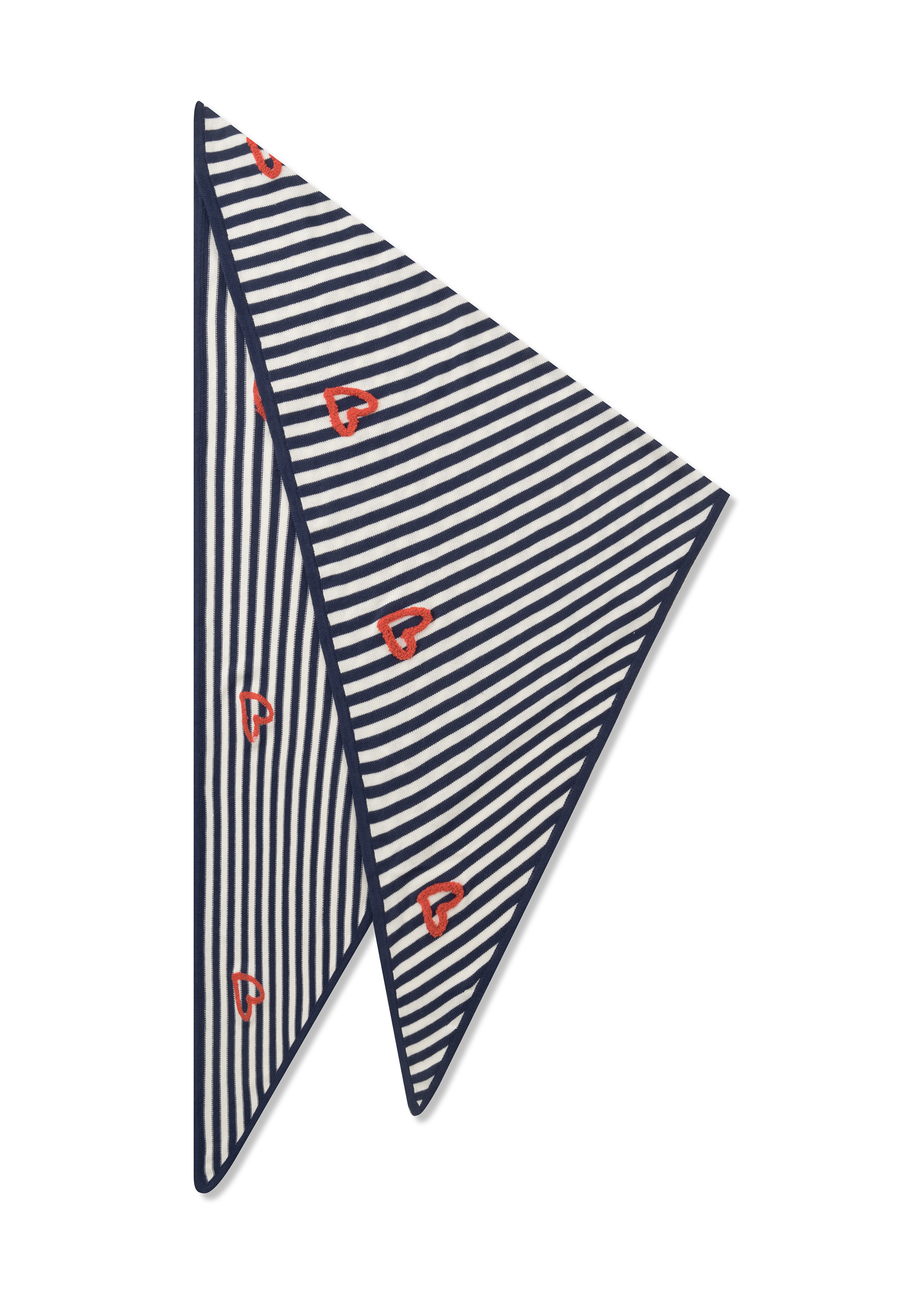 Gestreiftes Dreieckstuch