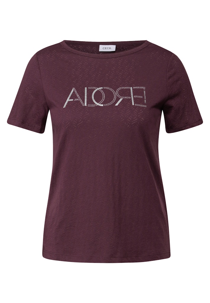Cecil Ausbrenner-Shirt mit Wording