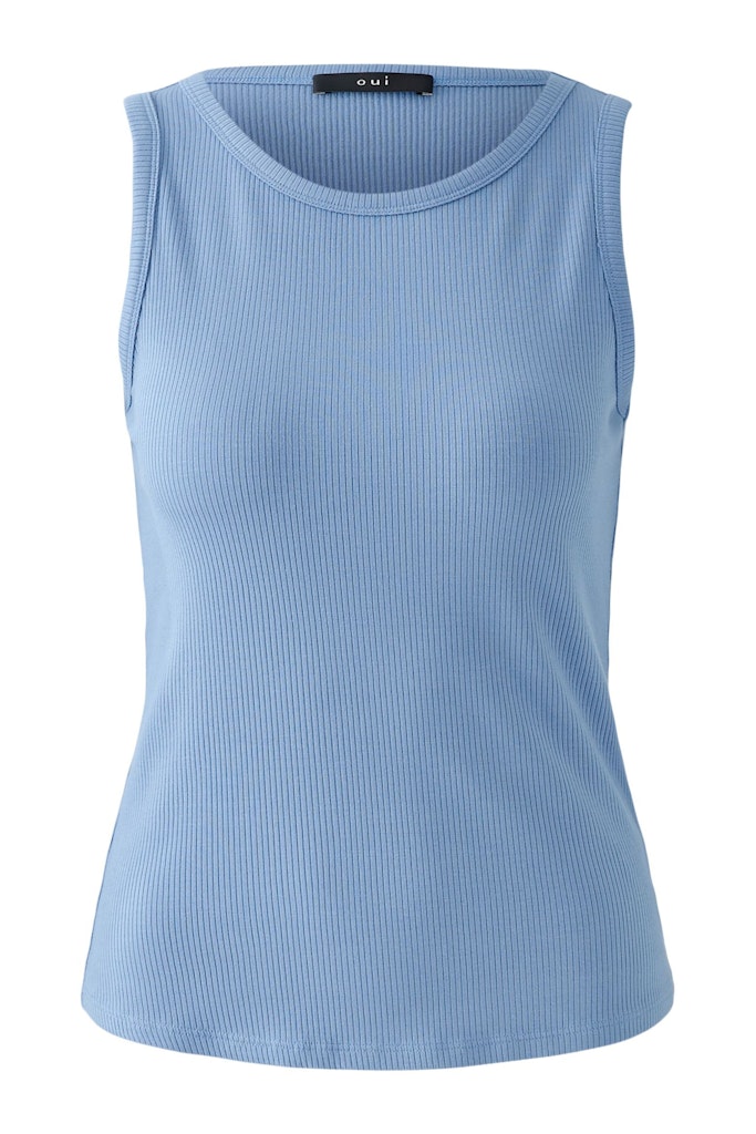 Oui FILIZ Top elastische Viskoserippe