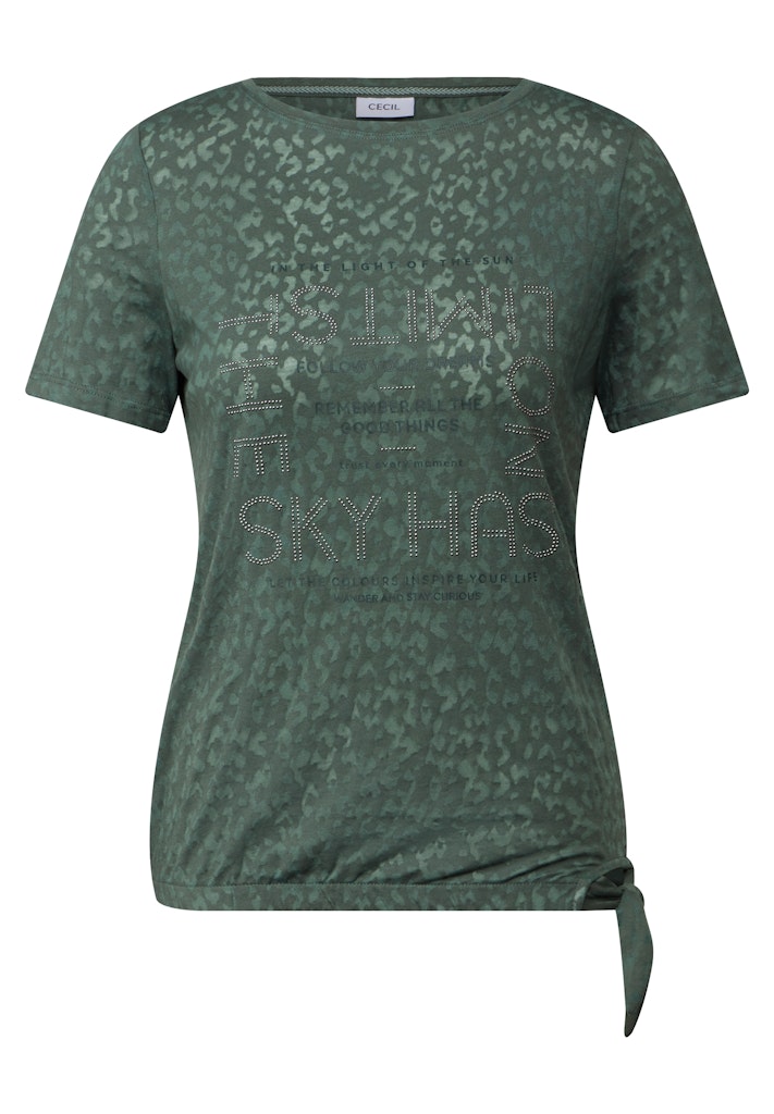 Cecil T-Shirt mit Schmucksteinen