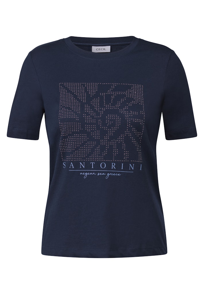 Cecil Shirt mit Schmucksteinen