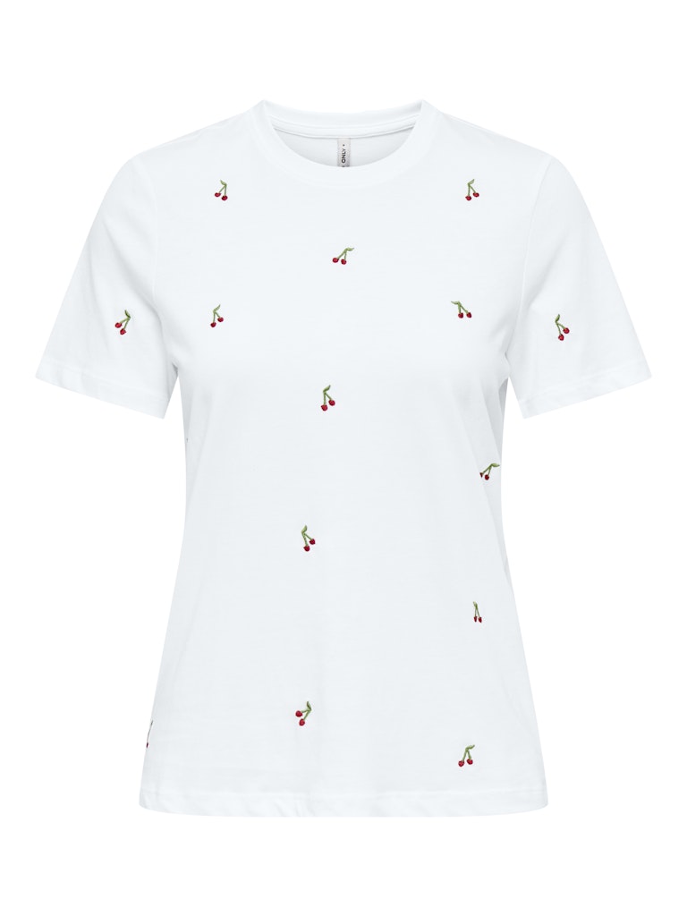 Only T-Shirt Ketty mit Kirschen Aufdruck