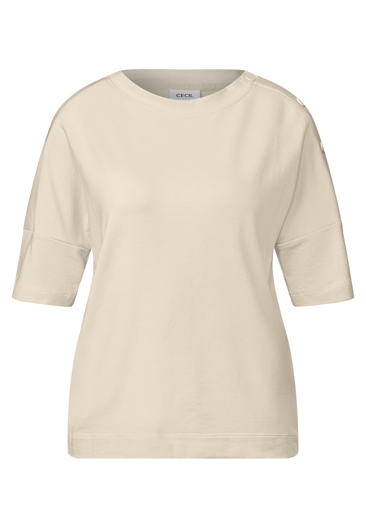 Cecil T-Shirt mit Knopfdetail