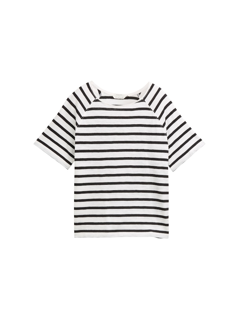 Tom Tailor Raglan T-Shirt mit Streifenmuster