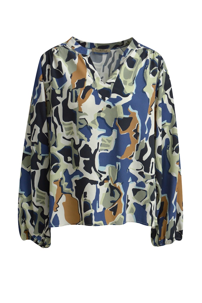 Smith & Soul V-neck Volume Slv Blouse