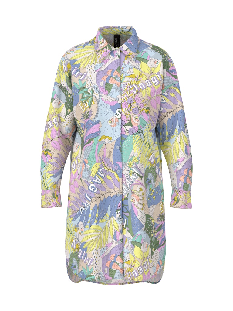 Bedrucktes Kleid "Rethink Together"