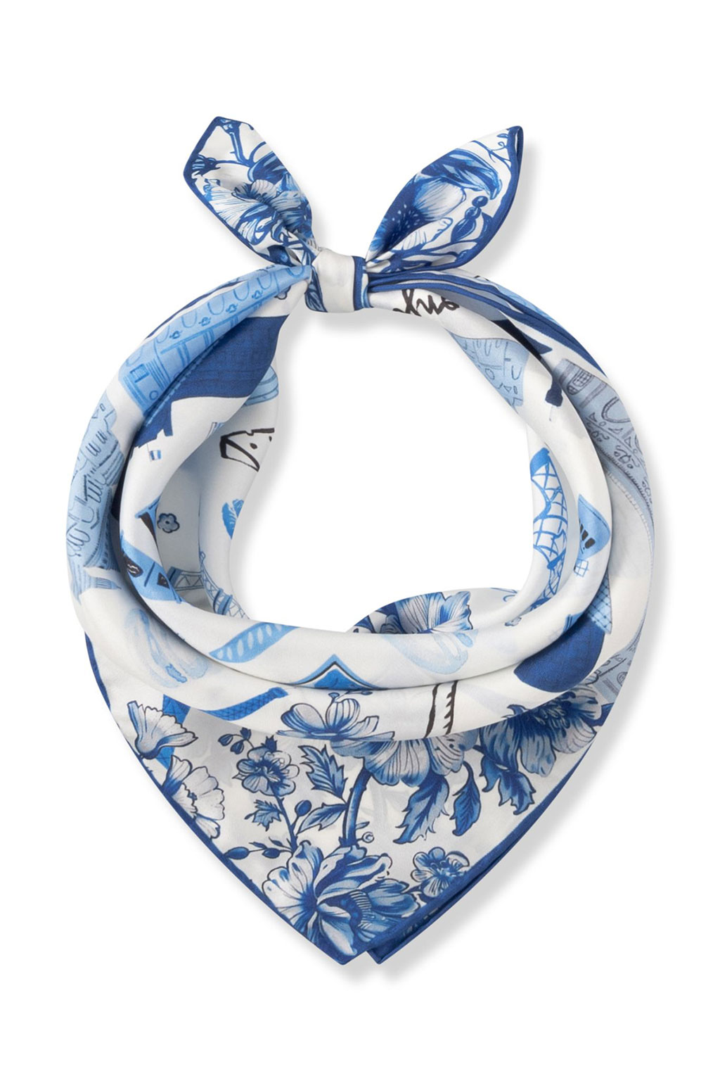 Nickituch mit Paris-Motiven Nickituch mit Paris-Motiven