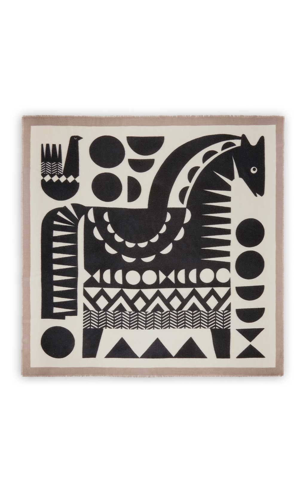 Codello Tuch PRINTED SQUARE POLYACRYL HORSE 