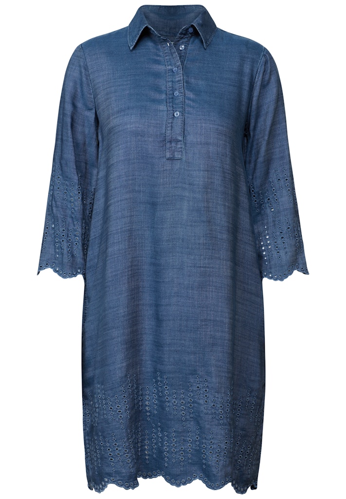 Cecil Lyocell Kleid mit Stickerei
