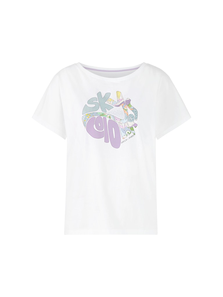 "Rethink Together" T-Shirt mit Strass