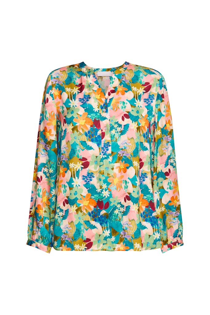 Rich & Royal Satin-Bluse