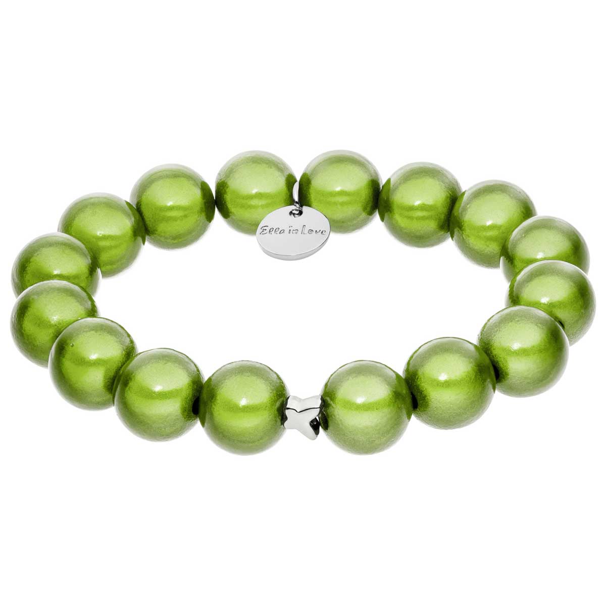 Ella in Love Armband 12 mm spring green