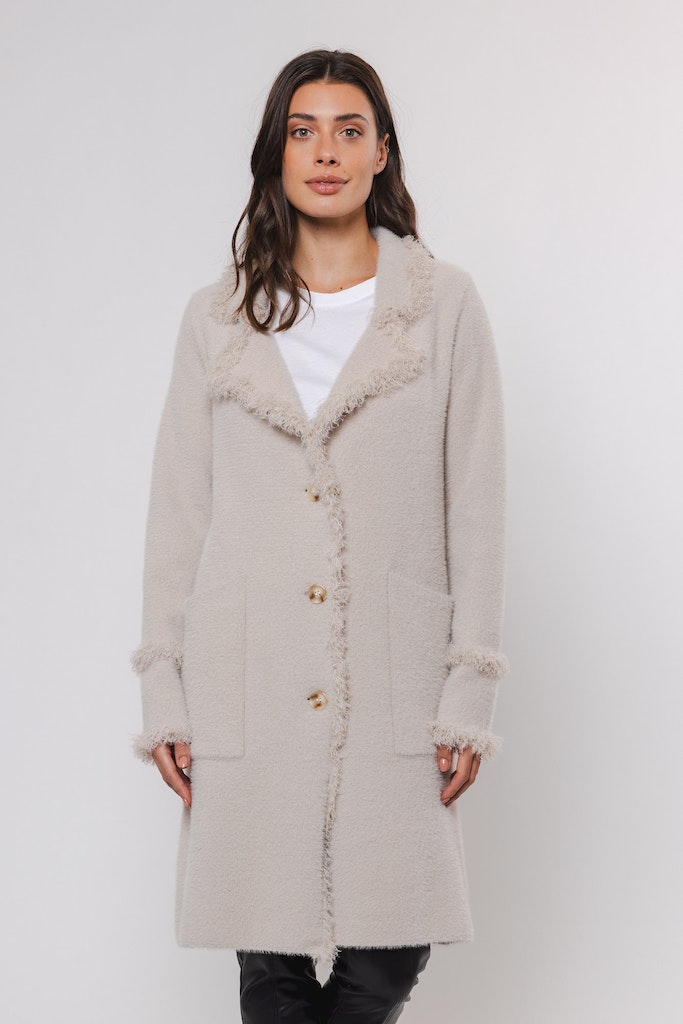 Rino & Pelle Strickmantel Catena
