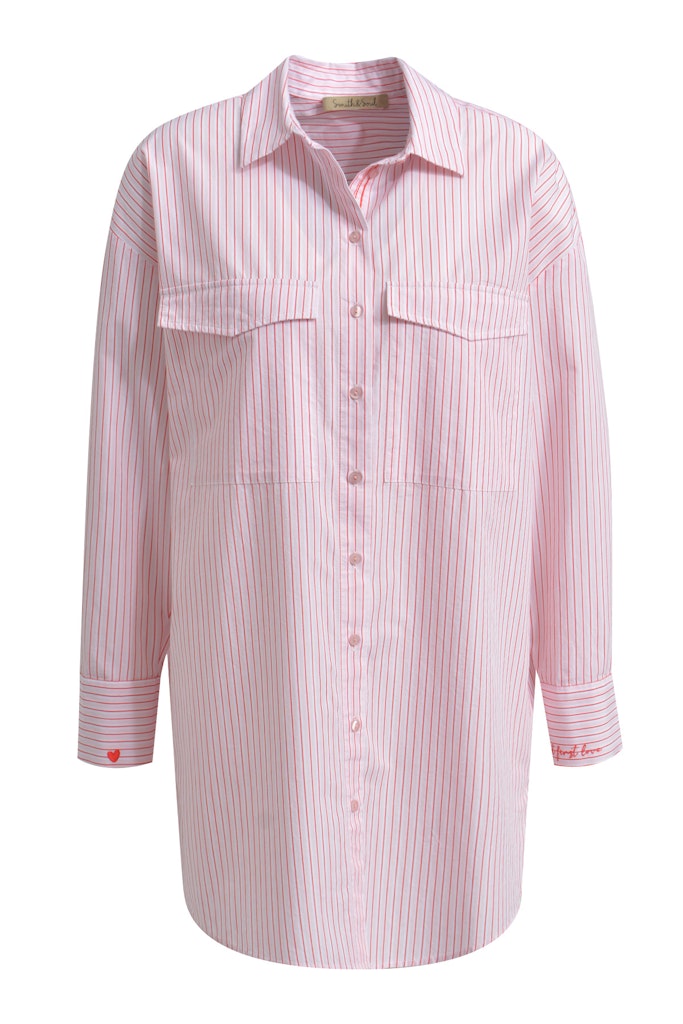 Smith & Soul gestreifte Oversize-Bluse